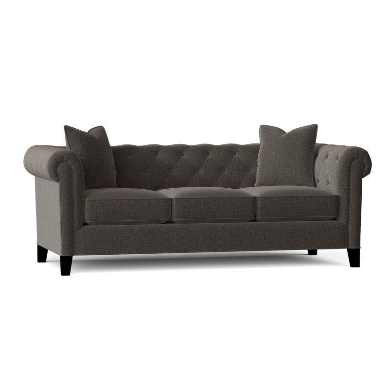 Caspar Upholstered 82'' Sofa, Napa Steel Chenille