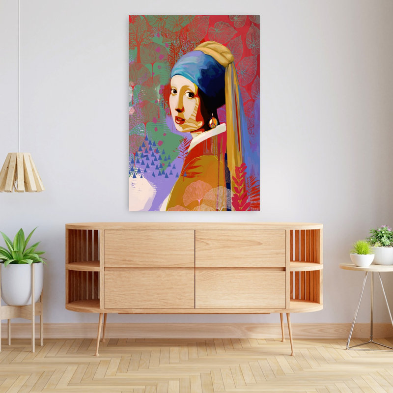 Art contemporain, art contemporain abstrait, H 48 po x l 32 po