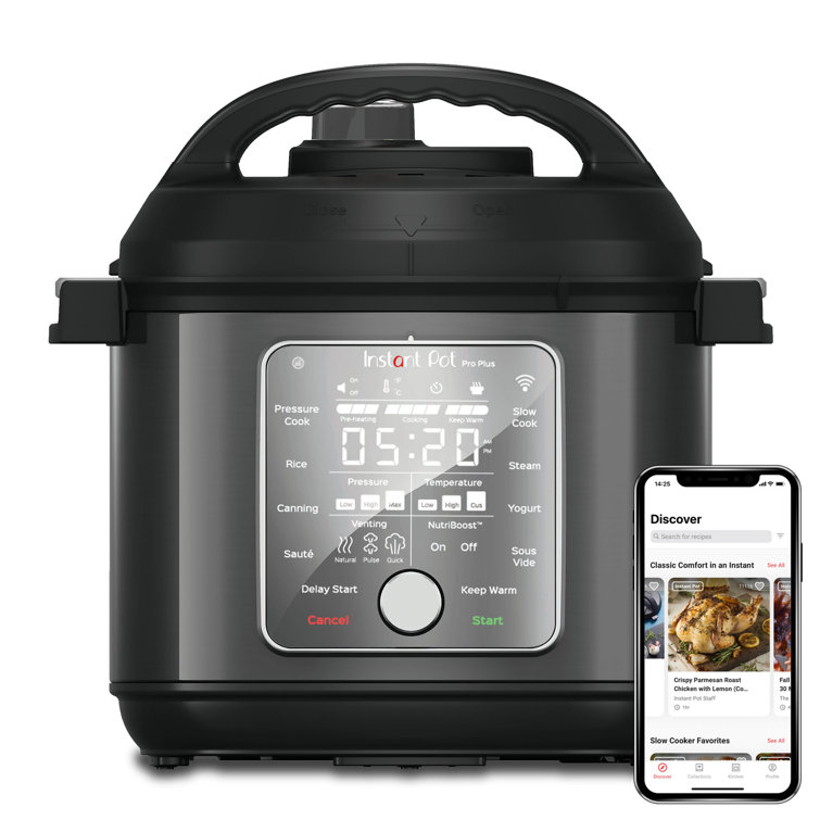 Instant Pot Lux 6-Quart Blue 6-in-1 Multi-Use Electric Pressure Cooker,  Slow Cooker, Rice Cooker, Steamer, Saute, and Warmer, 12 One-Touch Programs  