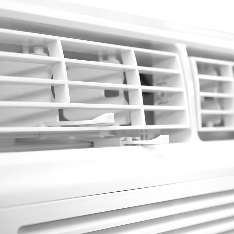 Keystone 8,000 BTU 115V Window Air Conditioner with 3,500 BTU Supplemental Heat Capability, 8000 BTUs