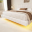 Lit flottant avec lumière White Boucle-1084830884