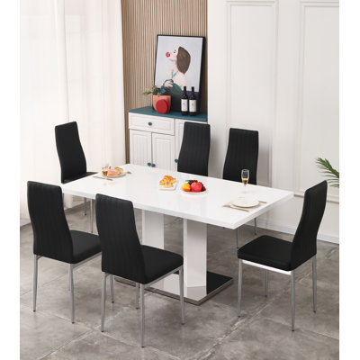 Brittlynn 6 - Person Dining Set