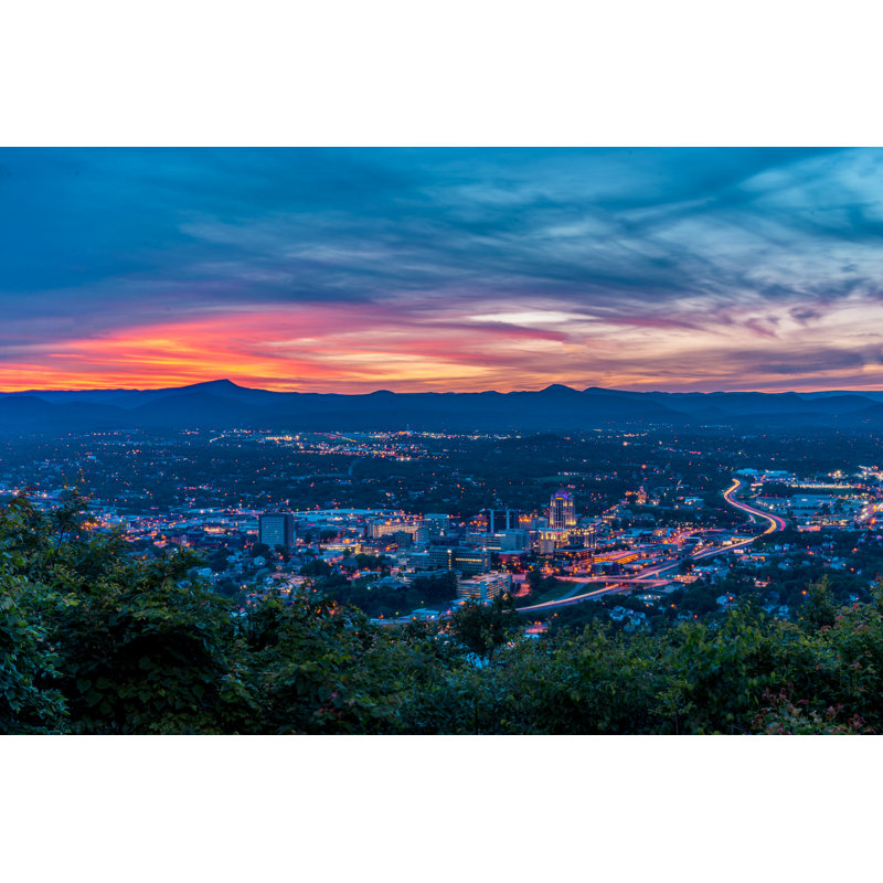 Roanoke Virginia by Insta_kenya - Wrapped Canvas Print, 30cm H x 46cm W
