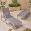 Chaise longue d'extérieur