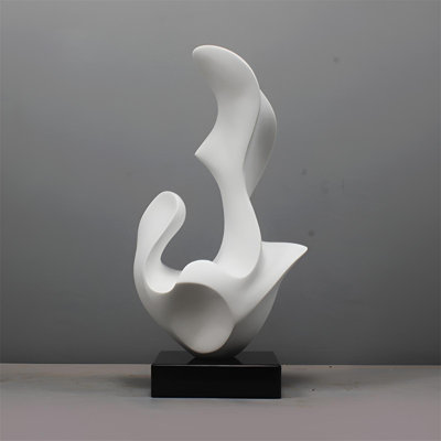 Sculptural Elegance Abstract Resin Art For Modern Living Room Decor