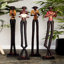 Ensemble de sculpture brune en poly-901078819-901078818