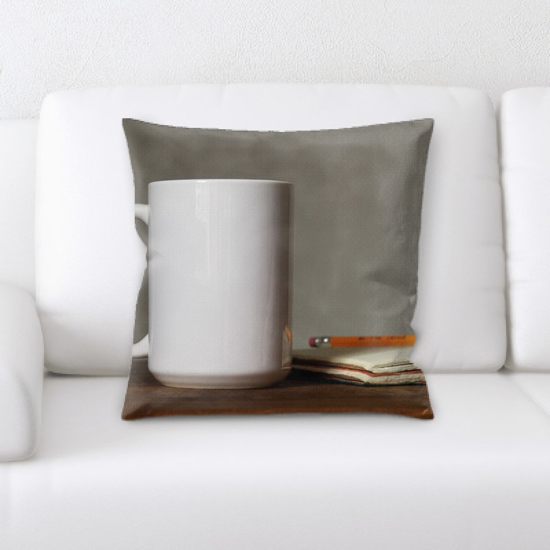 Microsuede Reversible Throw Pillow