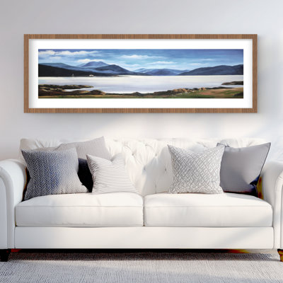 Scottish Highlands Beautiful Day Framed Print for Home Decor