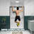 Aluminum Frame Double Sliding Shower Door With 1/4" Clear Tempered Glass And Matte Black Finish