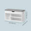 Abigayle 8 Pair Shoe Storage Bench-1328927729-1328927740