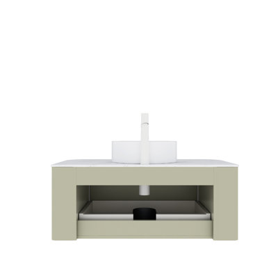 Meuble-lavabo 36 po avec lavabo en céramique
