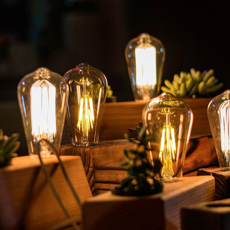 Bardem Dimmable LED Light Bulb Amber, 8W