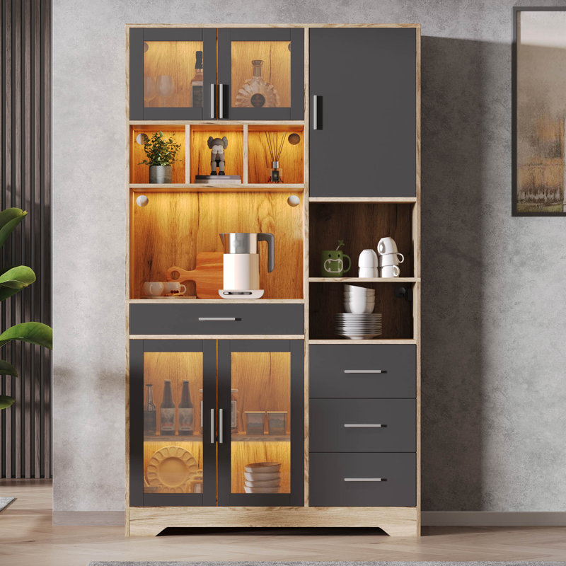 100 cm W Display Cabinet with Lighting