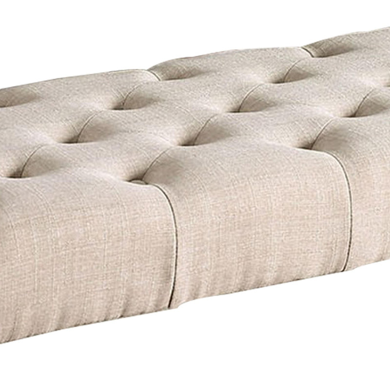 Haide Fabric Upholstered Bench