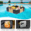 Plateau flottant en osier, plateau de service pour piscine, plateau flottant pour spa-131132257