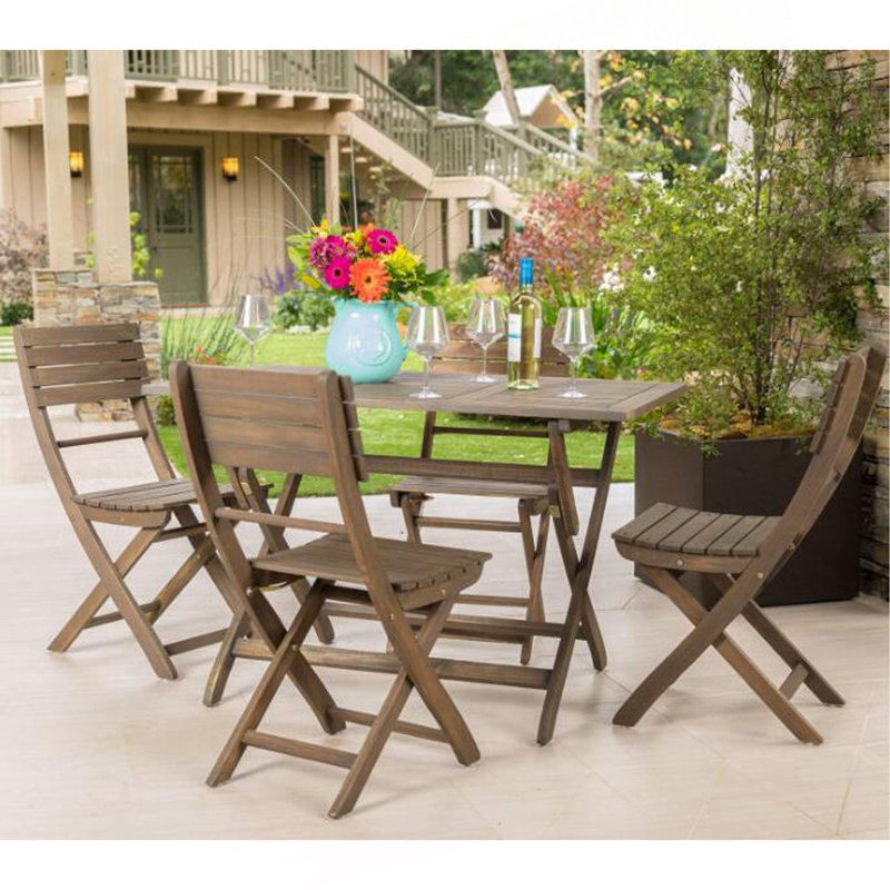 POSITANO  FOLDABLE DINING SET, GREY