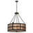 Rustic Lodge 4 - Light Drum Chandelier