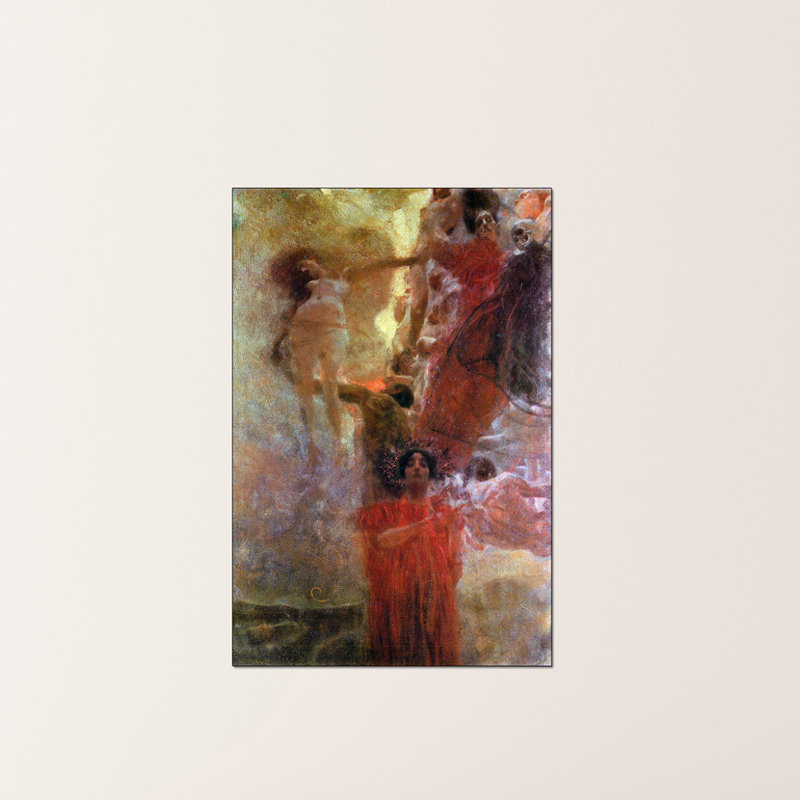 Gustav Klimt - Wrapped Canvas Painting, 90cm H x 60cm W x 1.8cm D