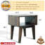 Table de chevet en bois massif Acacia Serena-1373260582