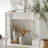 Retro Solid Wood Freestanding Fireplace