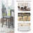 Evangaline Upholstered Counter Stool with Solid Wood Frame