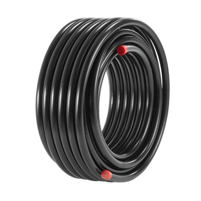 Ensemble de conduites d'air pour compresseur d'air 3/4 po x 100 pi en PEHD / aluminium noir