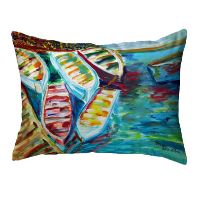 Outdoor Reversible Throw Pillow