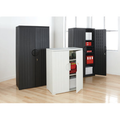 36'' Wide 2 - Shelf Storage Cabinet