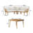 Arefa Rectangular 5 - Person 70cm Long Seating Group with Cushions