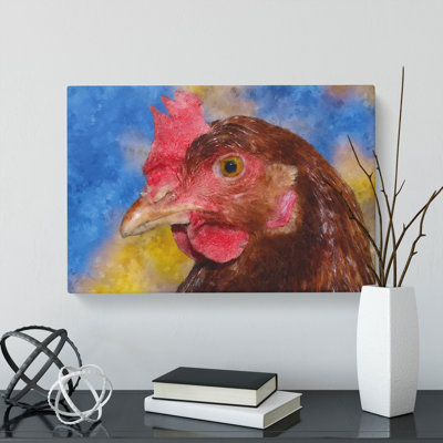 Hen - Wrapped Canvas