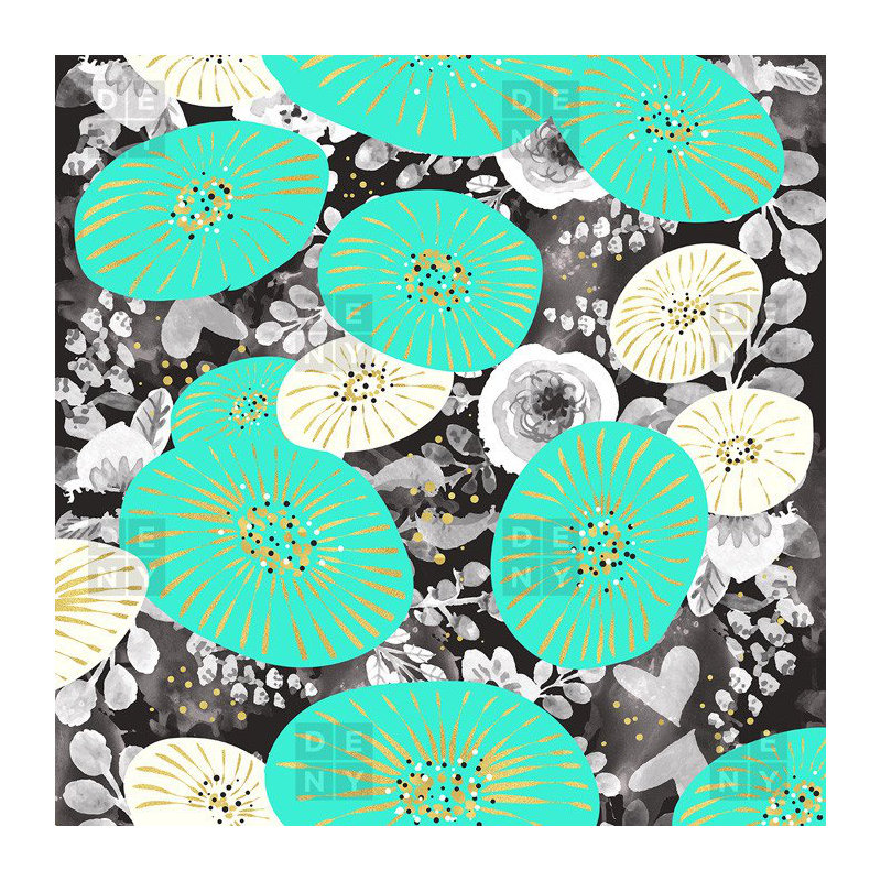 Couverture galaxy of fleurs, L 60 po x l 50 po