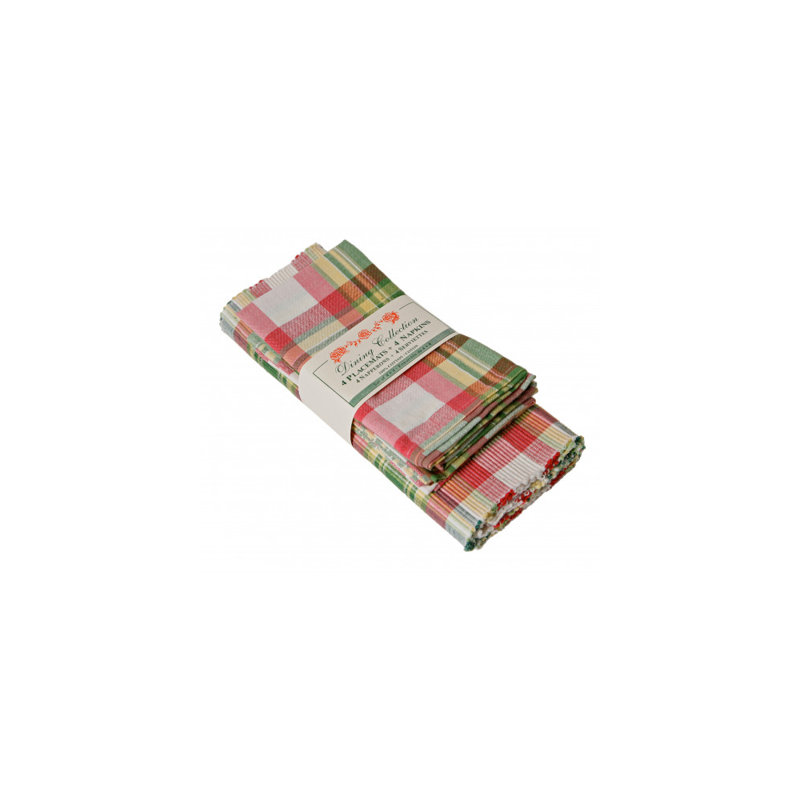 Summer Cotton Plaid Rectangle