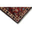 Tapis unique rouge / noir / vert / beige de 3 pi 11 po x 13 pi 2 po
