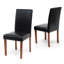 Table de salle à manger en bois massif de style classique, ensemble de 2 chaises Falabella et table carrée-1225117813