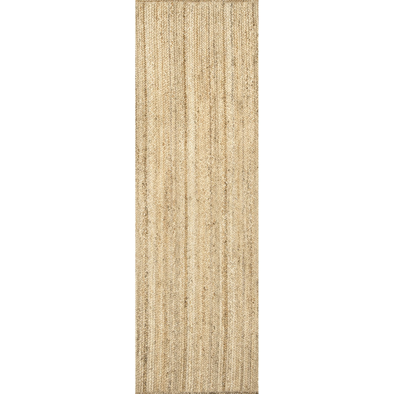 Tapis en jute naturelle, Tapis de couloir 2 pi 6 po x 8 pi