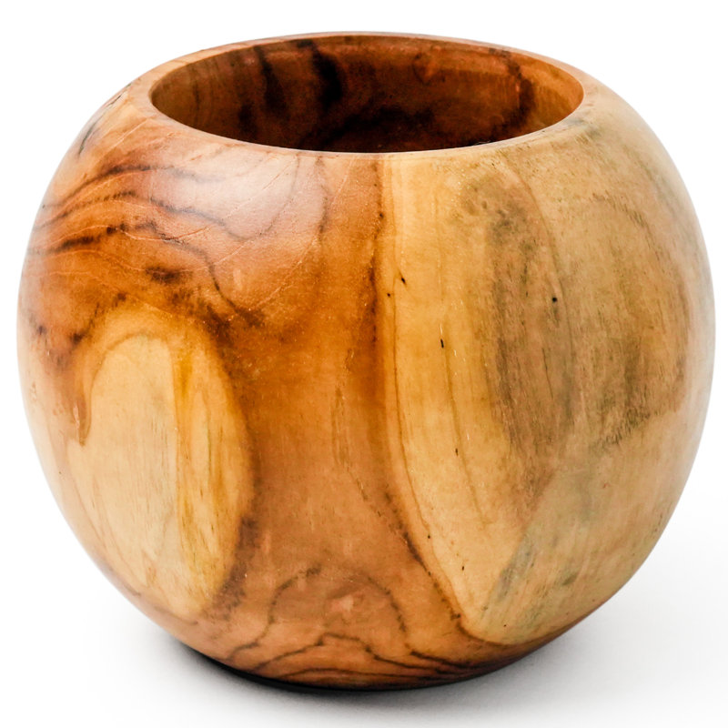 Crystalrose Handmade Wood Table Vase