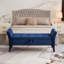 Banc de lit 51,5 po avec velours bleu marine-1682585054-1682585063-1682585084