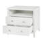Table de chevet rectangulaire en bois 2 tiroirs Pettitt-896624239