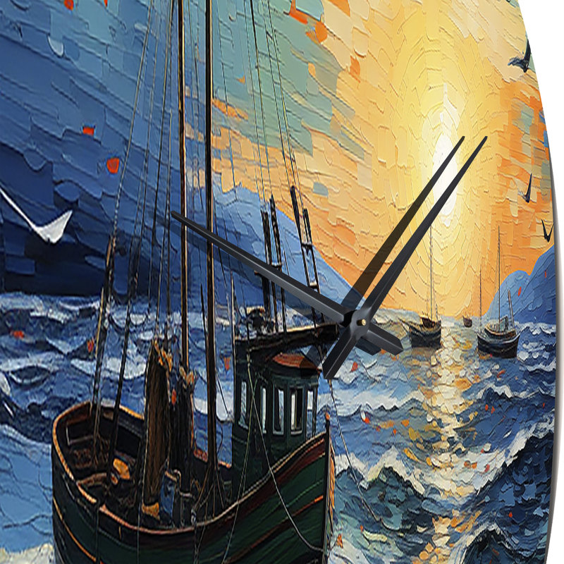 Horloge murale Vangogh, Moyenne