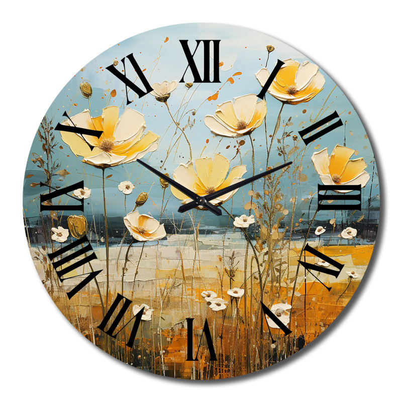 Horloge murale en métal Kewei, Très grand