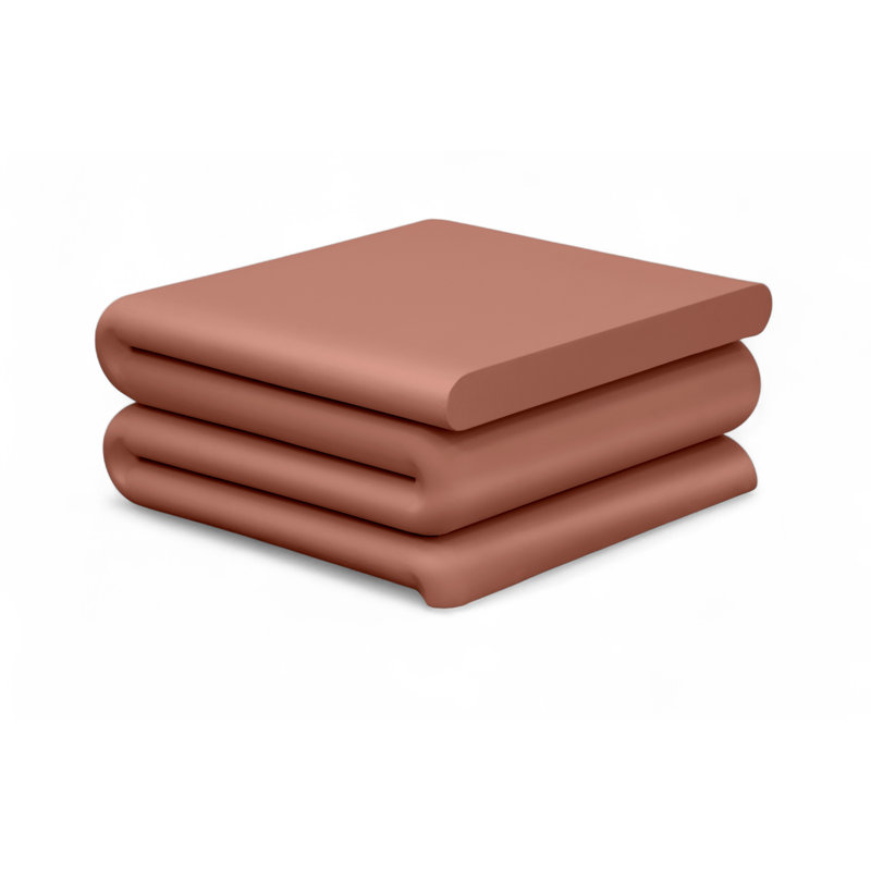 Table basse en fer Roland, Terracotta