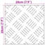 Silver Metal Non-Slip Stair Treads-1238205672