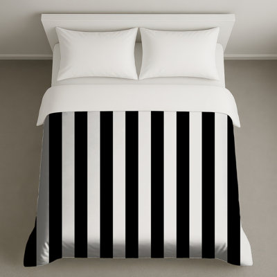 Black White Stripes Duvet Covers
