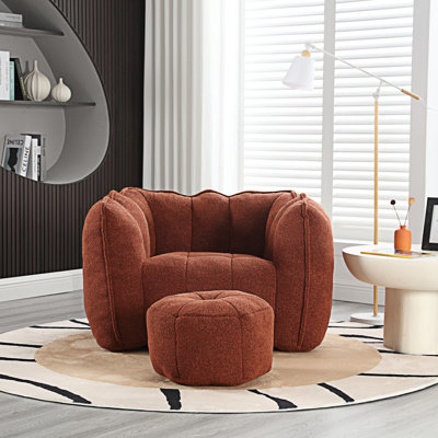 Fauteuil à billes souple avec mousse haute résilience pour le salon et la chambre à coucher