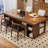 Walnut Rectangular Solid Wood desks-107276577