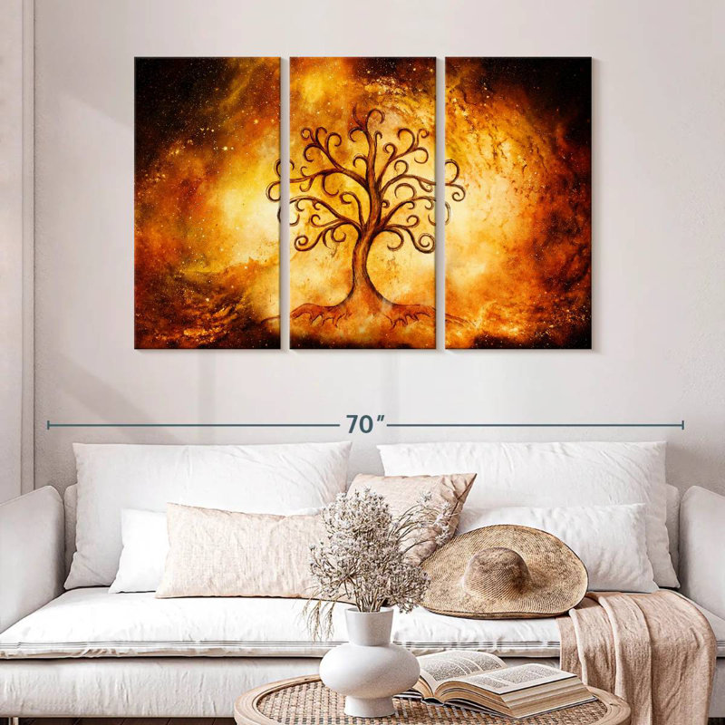 Arbre de vie cosmique Harnek, H 32 po x l 50 po
