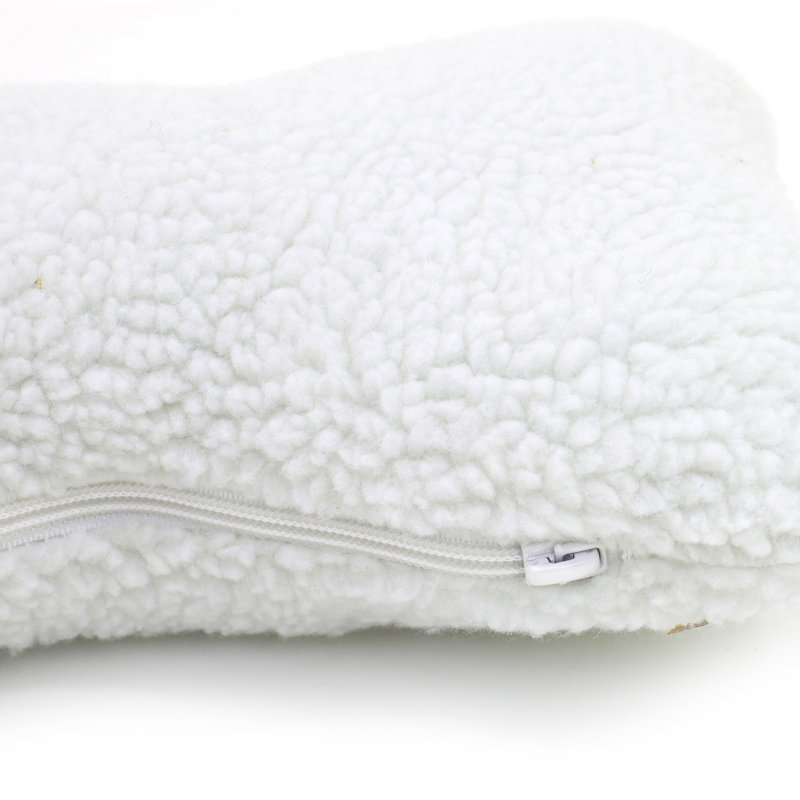 Sherpa Bone Pet Pillow, Large ( 24" W x 12" D)