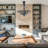 5 - Light Dimmable Geometric Chandelier