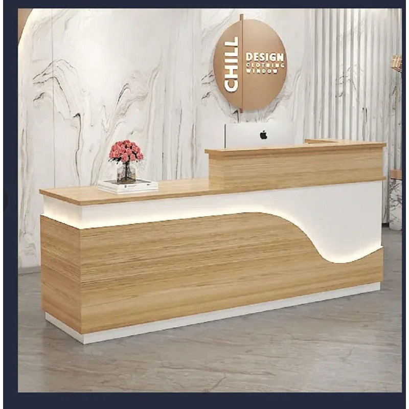 Chervon L-Shaped Executive Desk, 100cm H x 200cm W x 60cm D