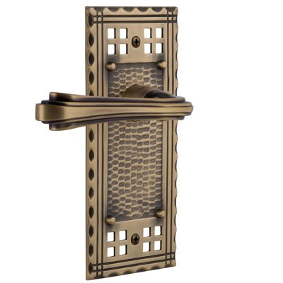 Craftsman Plate Double Dummy with Fleur Lever